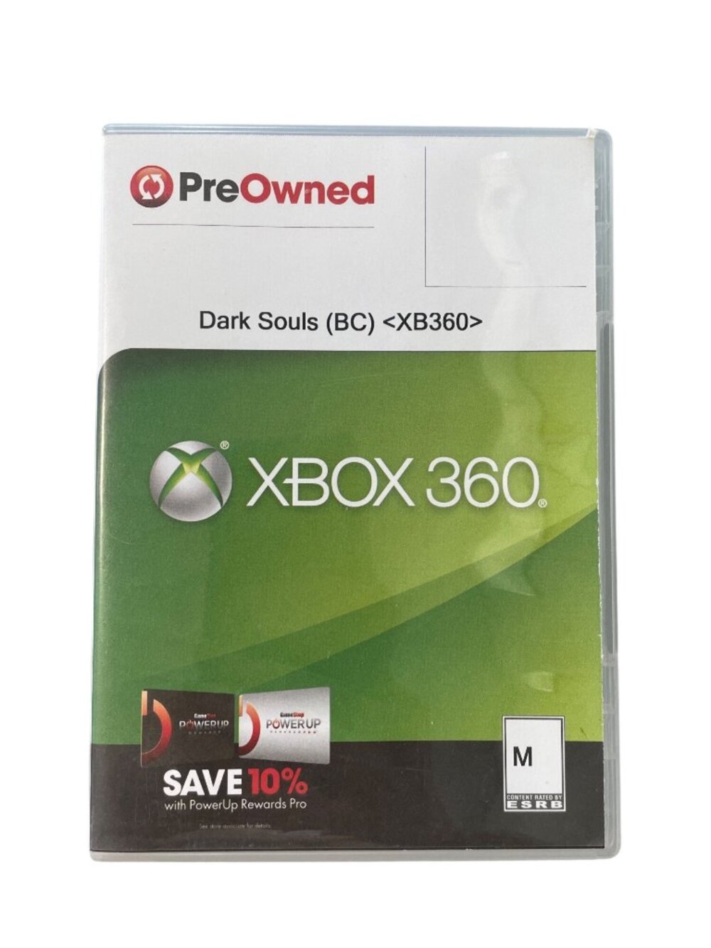 Xbox 360 Video Game Dark Souls Namco Bandai Pre-Owned NTSC Region M-Rated